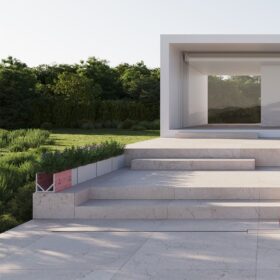 jardinera en terraza