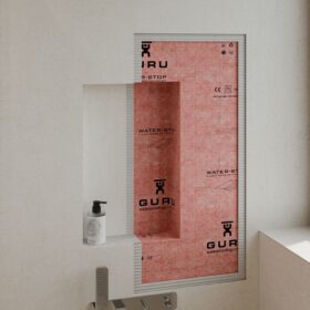 estante de ducha revestible